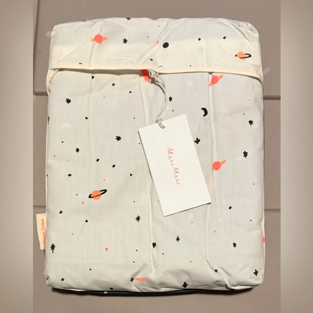 Meri‎ Meri | Organic Reversible Space Duvet Cover